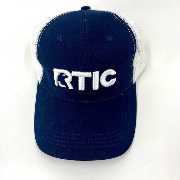 NWT RTIC Logo truckers Cap - Navy - Picture 3 of 5